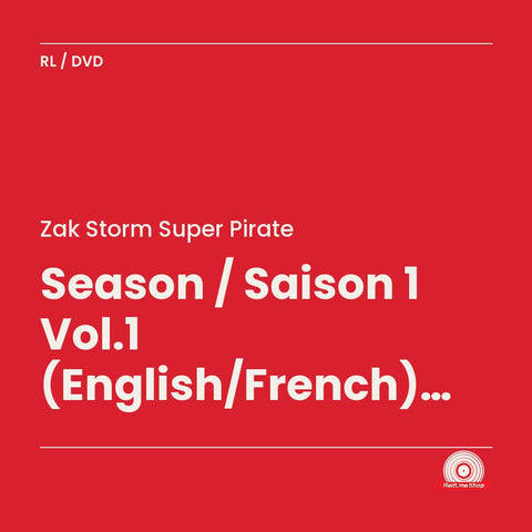 Zak Storm Super Pirate – Season / Saison 1 Vol.1 (English/French) dvd (DVD, VF/EN)