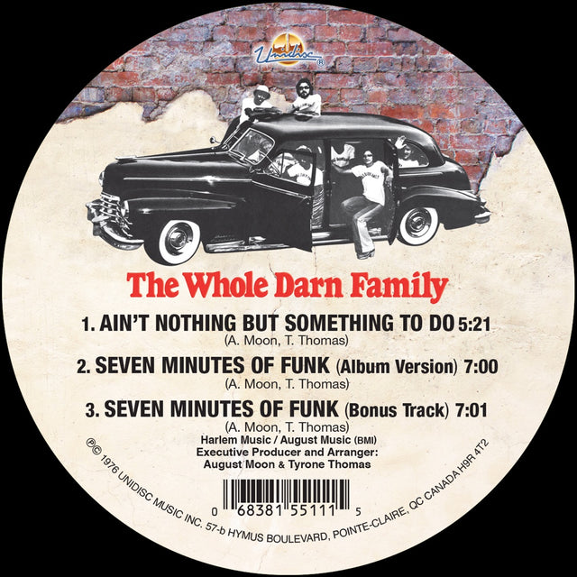 The Whole darn Family - Ain't Nothing But Something To Do / Seven Minutes Of Funk   (Clear Green Vinyl)