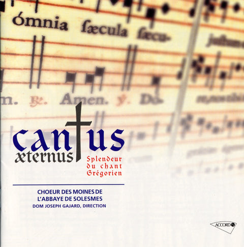 Cantus Xternus – Choeur Des Moines De L'Abbaye De Solesmes (CD, EN)