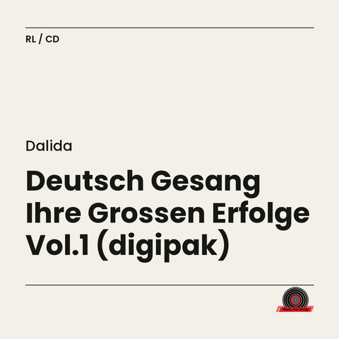 Dalida – Deutsch Gesang Ihre Grossen Erfolge Vol.1 (digipak) (CD, VF)