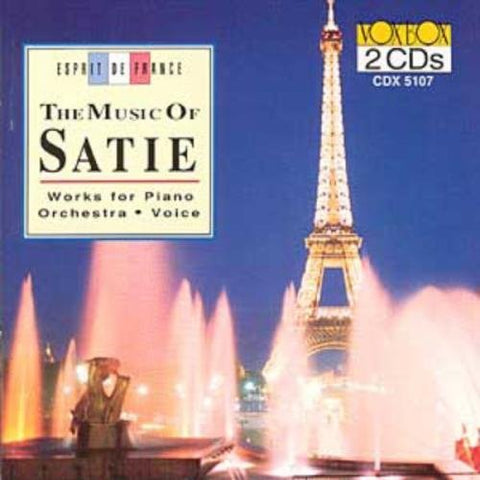 Music of Satie – Works For Piano, Orchestra, Voice (2-disc CD, EN)