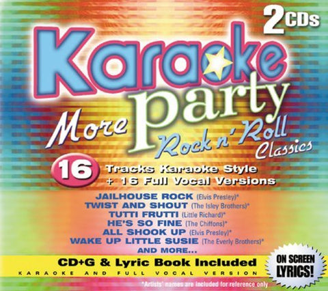 Karaoke Party – More Rock N' Roll Classics (16 tracks/2cd) (2-disc CD, EN)