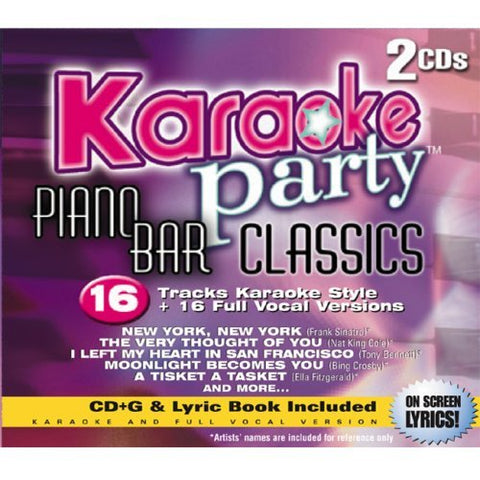 Karaoke Party – Piano Bar Classics (16 tracks/2cd) (2-disc CD, EN)