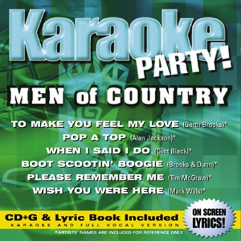 Karaoke Party – Men Of Country (12 tracks) (CD, EN)