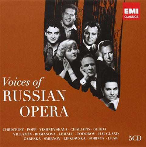 Voices of Russian Opera – Various Artists (5-disc CD, EN)