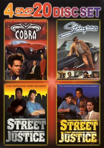 Cobra, Stingray & Street Justice – Action Pack (Complete Series/) (20-disc DVD, EN)