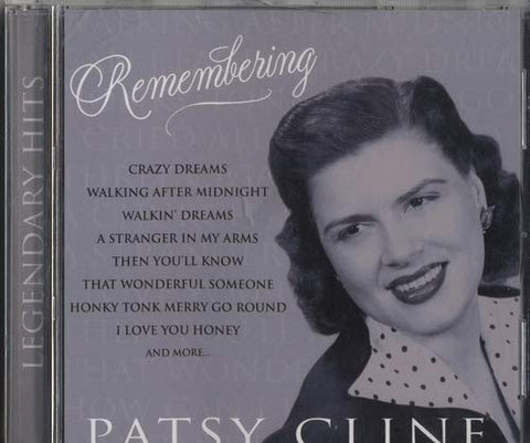 Patsy Cline – Remembering (CD, EN) — cover