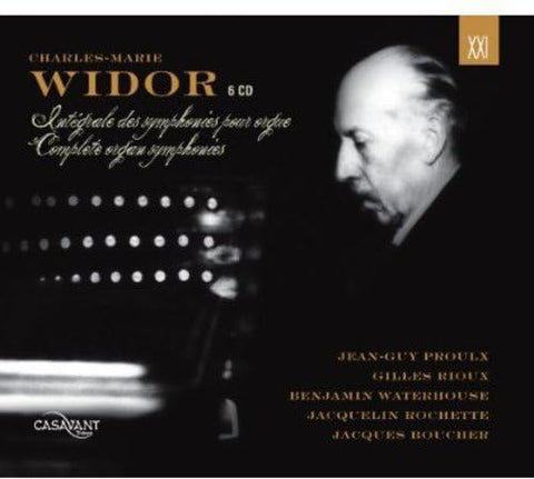 Charles-Marie Widor – Integral Des Symphonies Pour Orgue (6-disc CD, VF) — cover