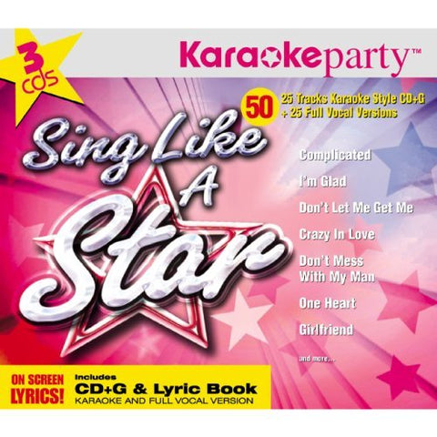 Karaoke Party – Sing Like A Star (25 tracks/3cd) (3-disc CD, EN)