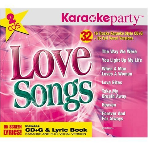 Karaoke Party – Love Songs (32 tracks/2cd) (2-disc CD, EN)