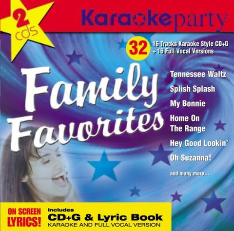 Karaoke Party – Family Favorites (32 tracks/2cd) (2-disc CD, EN)
