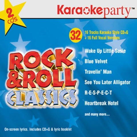 Karaoke Party – Rock & Roll Classics (32 tracks/2cd) (2-disc CD, EN)