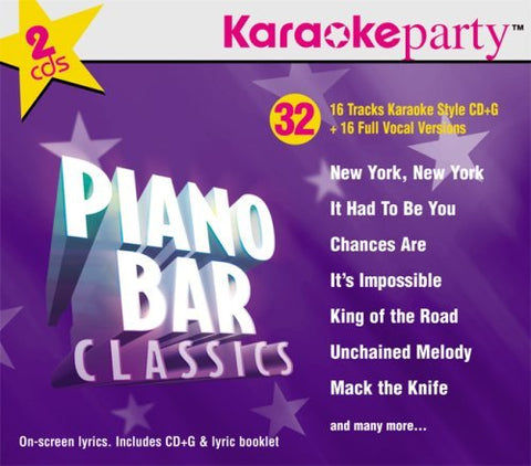 Karaoke Party – Piano Bar Classics  (32 tracks/2cd) (2-disc CD, EN)