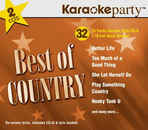 Karaoke Party – Best Of Country (32 tracks/2cd) (2-disc CD, EN)