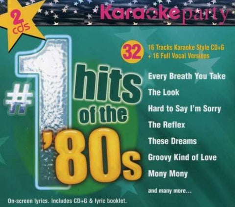 Karaoke Party – #1 Hits Of The 80's (32 tracks/2cd) (2-disc CD, EN)