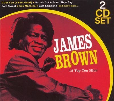 James Brown – Top Ten Hits (2-disc CD, EN) — cover