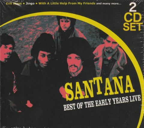 Santana – Best Of The Early Years Live (2-disc CD, EN) — cover