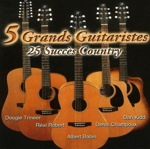 5 Grands Guitaristes – 25 Grands Succès Country (CD, VF)