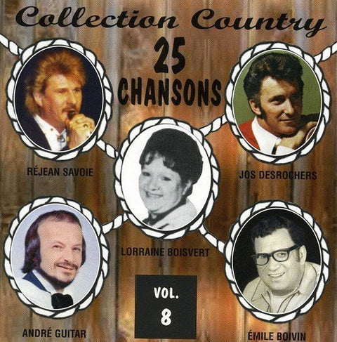 Collection Country – 25 Chansons Volume 8 (CD, VF)