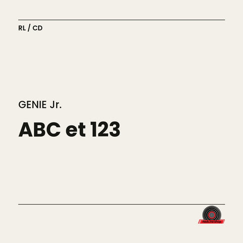 Genie Jr. – ABC et 123 (CD, EN)