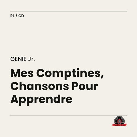 Genie Jr. – Mes Comptines, Chansons Pour Apprendre (CD, EN)