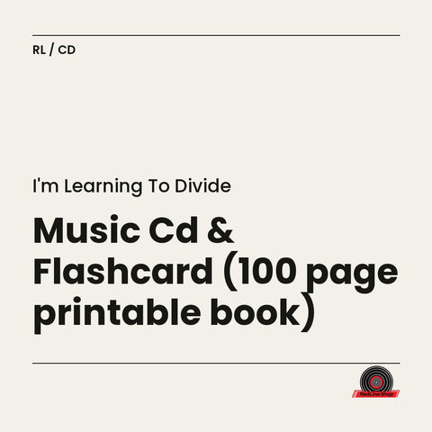 I'M Learning To Divide – Music Cd & Flashcard (100 page printable book) (CD, EN)