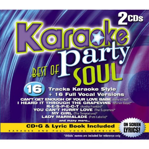 Karaoke Party – Best Of Soul (16 tracks/2cd) (2-disc CD, EN) — cover