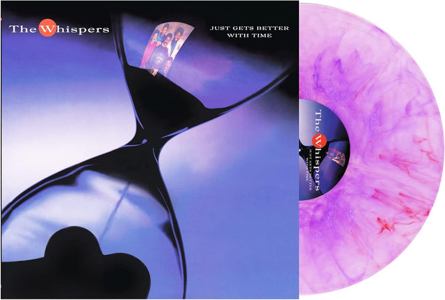 The Whispers - Just Gets Better With Time  (Clear Purple Colored Vinyl with Swirls)