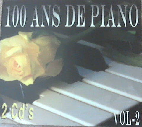 100 Ans de Piano – Volume 2 (2-disc CD, VF) — cover