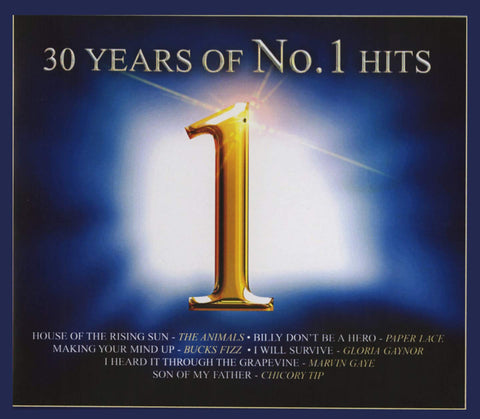 30 Years of No.1 Hits – Various Artists (3-disc CD, EN) — cover