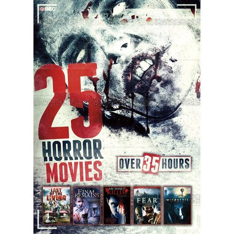 25 Horror Movies – Over 35 Hours (5-disc DVD, EN) — cover