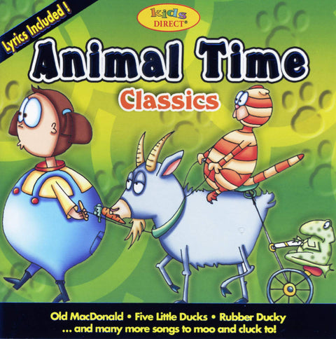 Animal Time Classics – 16 Songs To Moo & Cluck To! (CD, EN) — cover