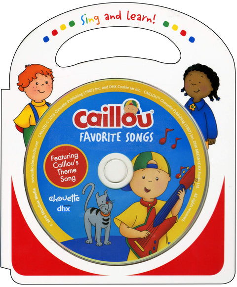 Caillou – Favorite Songs (CD + livre, EN) — cover