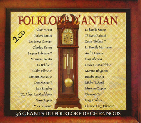 Folklore D'Antan – Artistes Varies (2-disc CD, VF) — cover
