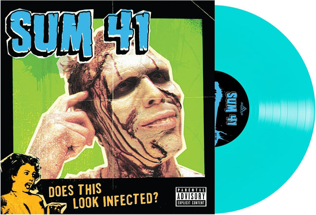 Sum 41 - Does This Look Infected  (Blue Swirl Vinyl)