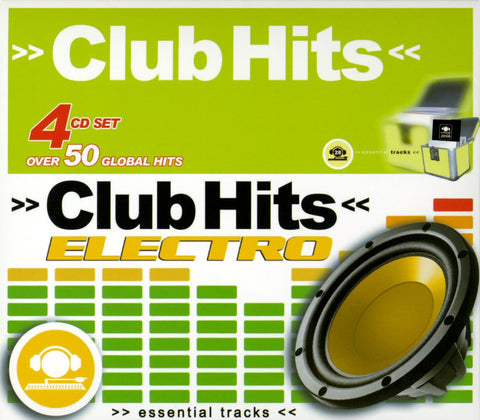 Club Hits & Electro – Club Hits & Club Hits Electro (4-disc CD, EN) — cover
