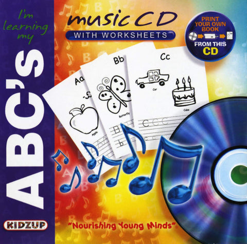 I'M Learning My Abc'S – Music Cd with Worksheets (CD, EN) — cover