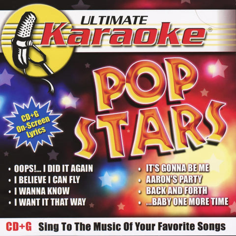 Ultimate Karaoke – Pop Stars (CD, EN) — cover