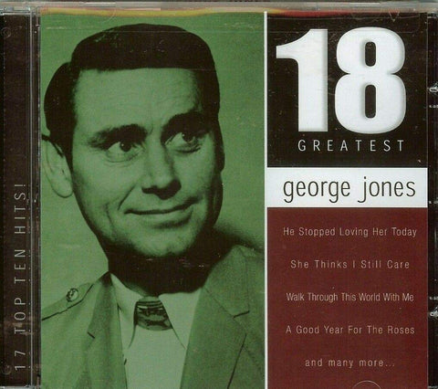 George Jones – 18 Greatest Songs (CD, EN) — cover