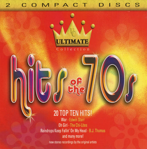 Hits of the 70'S – 20 Top Ten Hits (Various Artists 2cd) (2-disc CD, EN) — cover