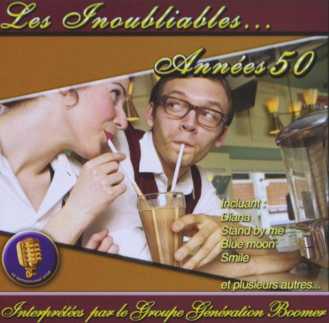 Inoubliables Chansons – Années 50 (CD, VF) — cover