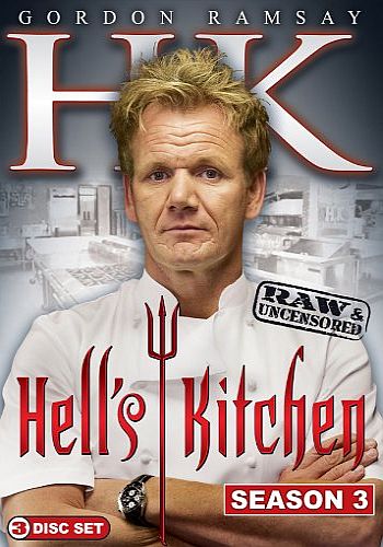 Gordon Ramsay – Season 3 Hell's Kitchen (3-disc DVD, EN)