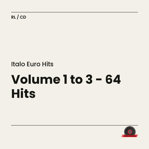 Italo Euro Hits – Volume 1 to 3 - 64 Hits (3-disc CD, EN)
