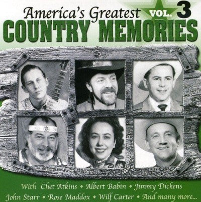 25 America'S Greatest Country Memories – Volume 3 (CD, VF)