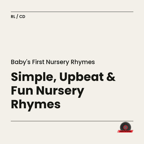 Baby'S First Nursery Rhymes – Simple, Upbeat & Fun Nursery Rhymes (CD, EN)
