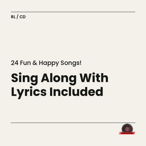 24 Fun & Happy Songs! – Sing Along With Lyrics Included (CD, EN)