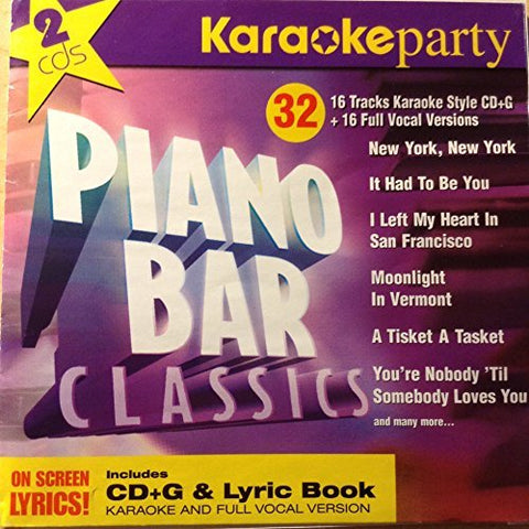 Karaoke Party – Piano Bar Classics (32 tracks/2cd) (2-disc CD, EN)