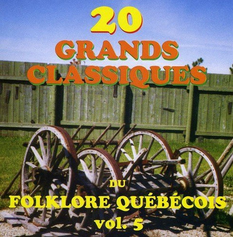 20 Grands Classiques Folklore – Volume 5 (CD, VF)