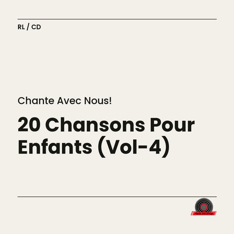 Chante avec Nous! – 20 Chansons Pour Enfants (Vol-4) (2-disc CD, VF)