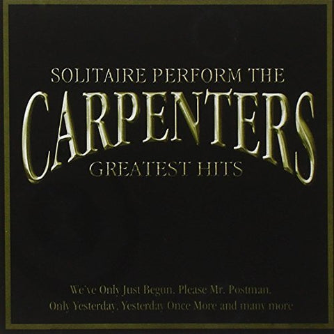 Carpenters – Greatest Hits Performed By Solitaire (CD, EN)